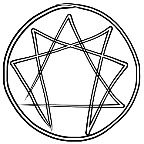 Enneagram symbol: How to manage anxiety as a personality type six